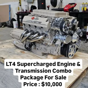 Supercharged LT4 Wet Sump Crate Engine w/ 8-Speed Automatic Transmission